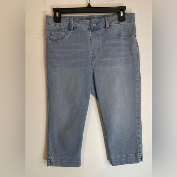 5 for $25🔥Laurie Felt Cropped Denim Jeans Small - Picture 1 of 6